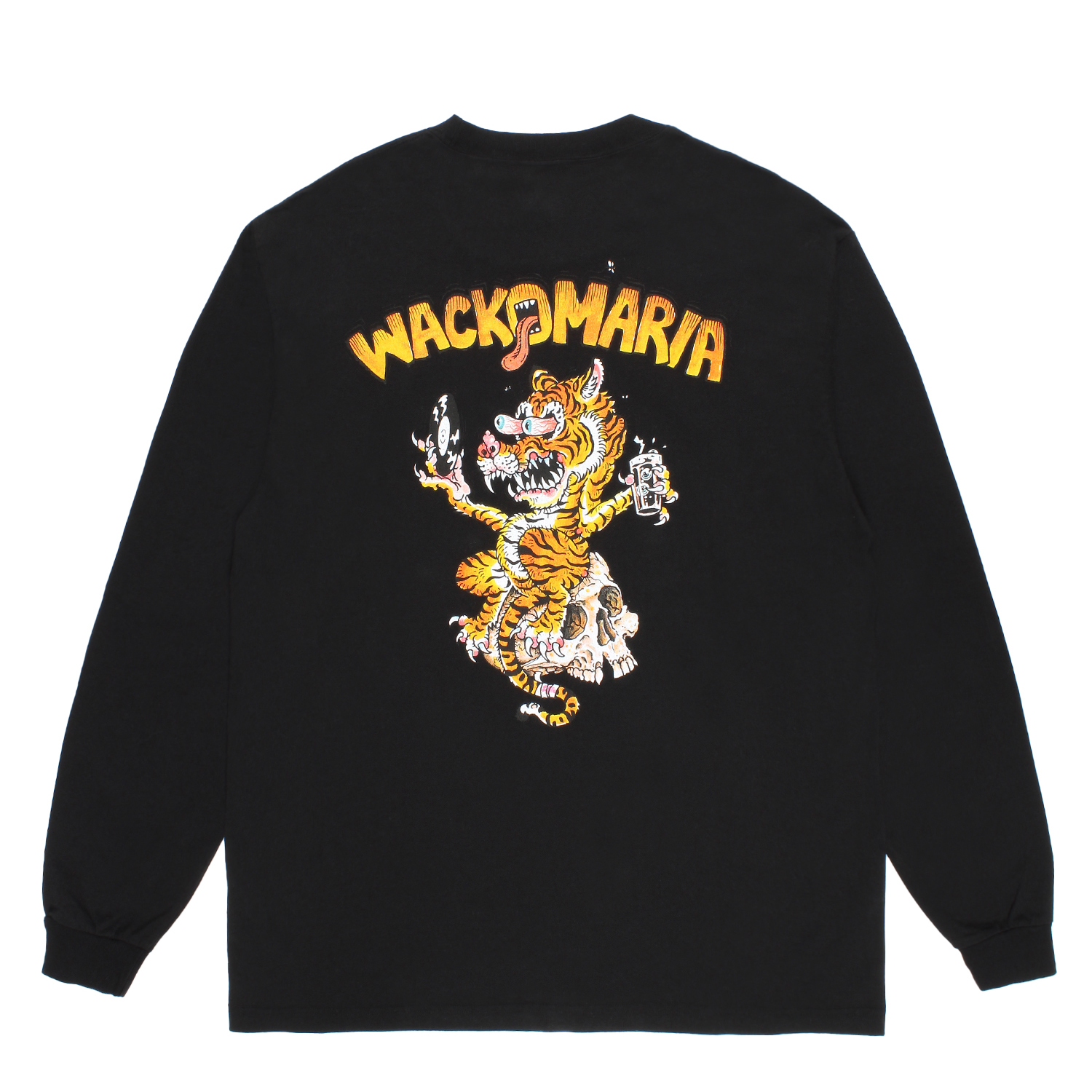 TIM LEHI / WASHED HEAVY WEIGHT CREW NECK LONG SLEEVE T-SHIRT (TYPE-1)