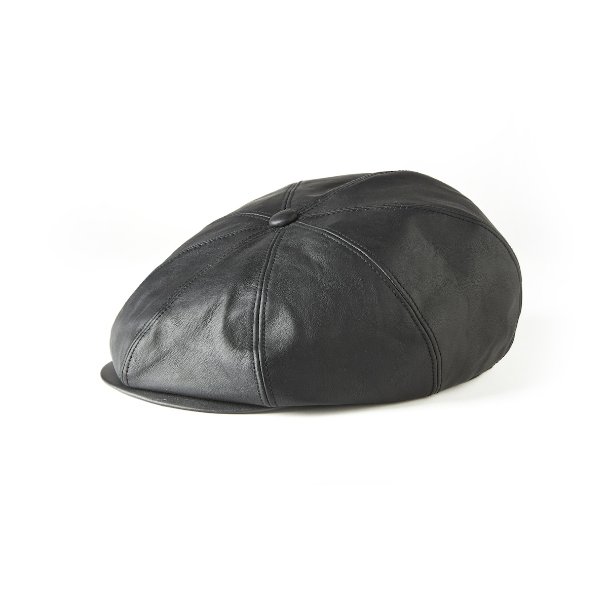 PATINA HORSE-HIDE PEAKED CAP(EAR GUARD)