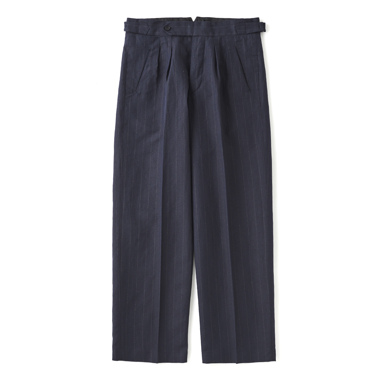 DOUBLE-PLEATED SMARTY TROUSER