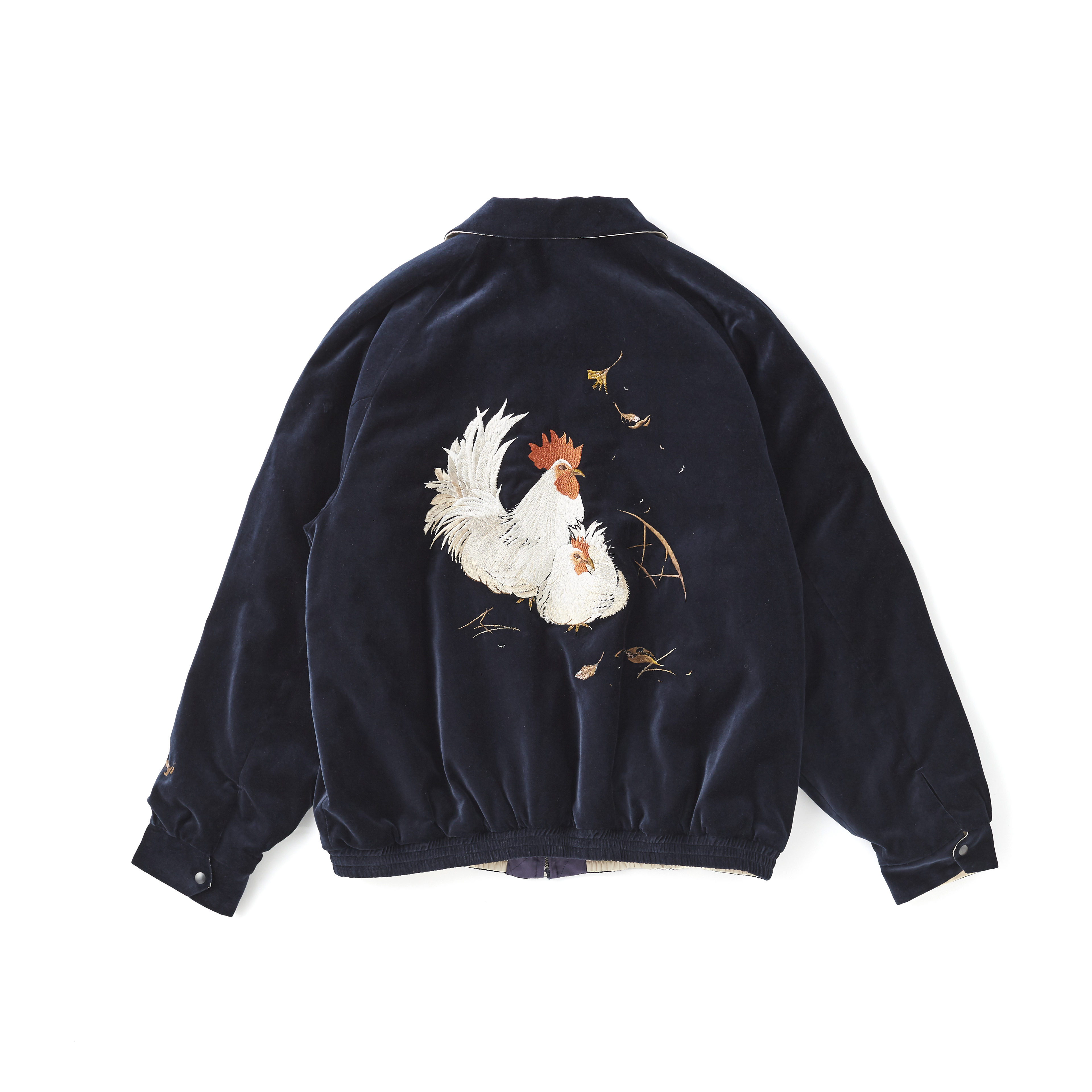 STUNNING VELVET SOUVENIR JACKET(Niwatori to Hiyoko)