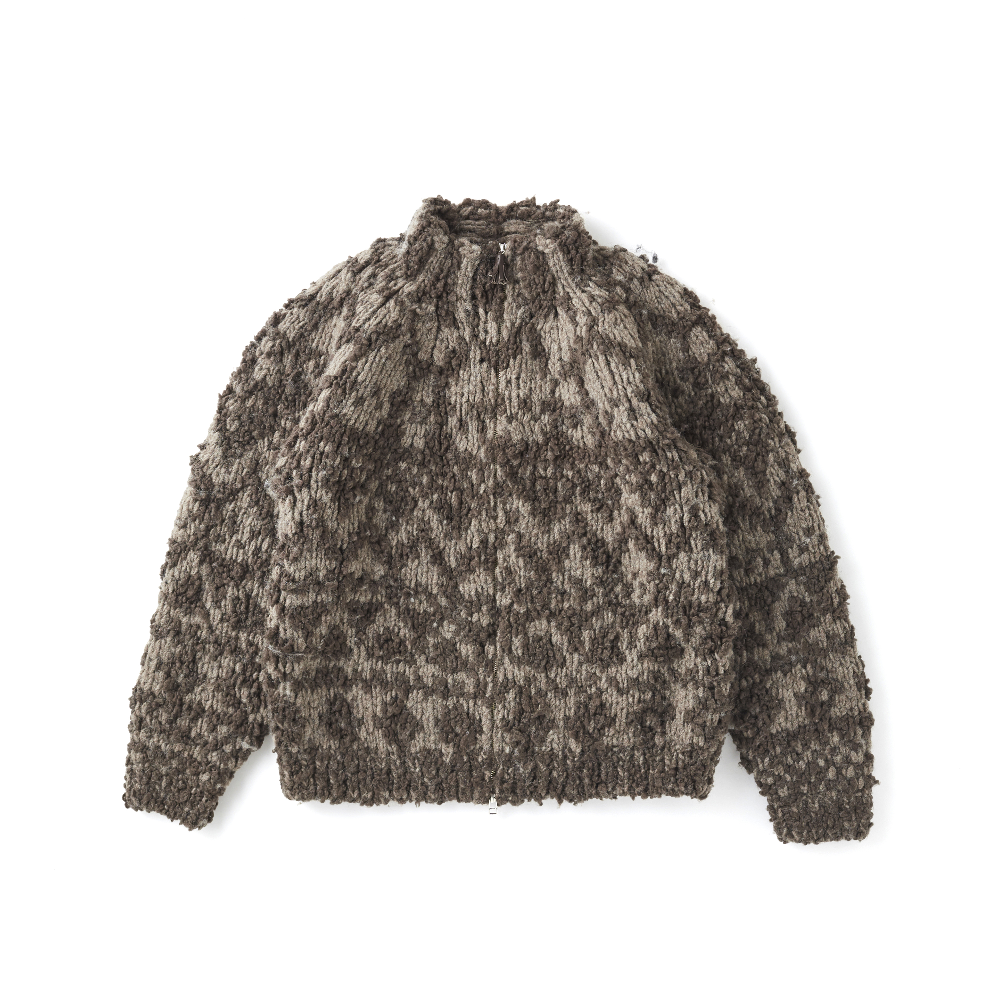 NORDIC PATTERN HAND SWEATER