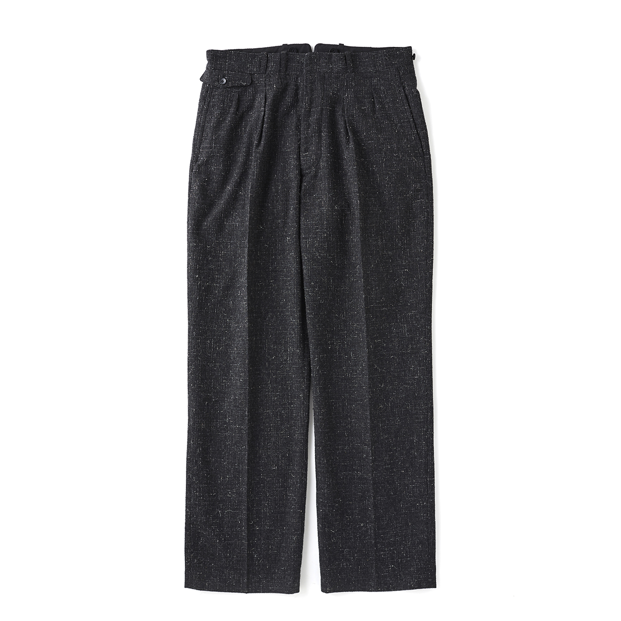 DOUBLE-PLEATED DRAPE TROUSER
